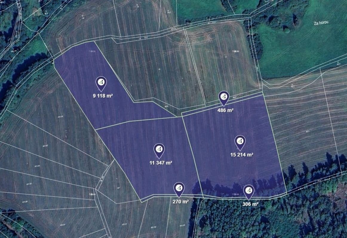 Prodej pozemku 36741 m²