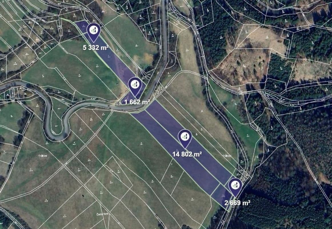 Prodej pozemku 24465 m²