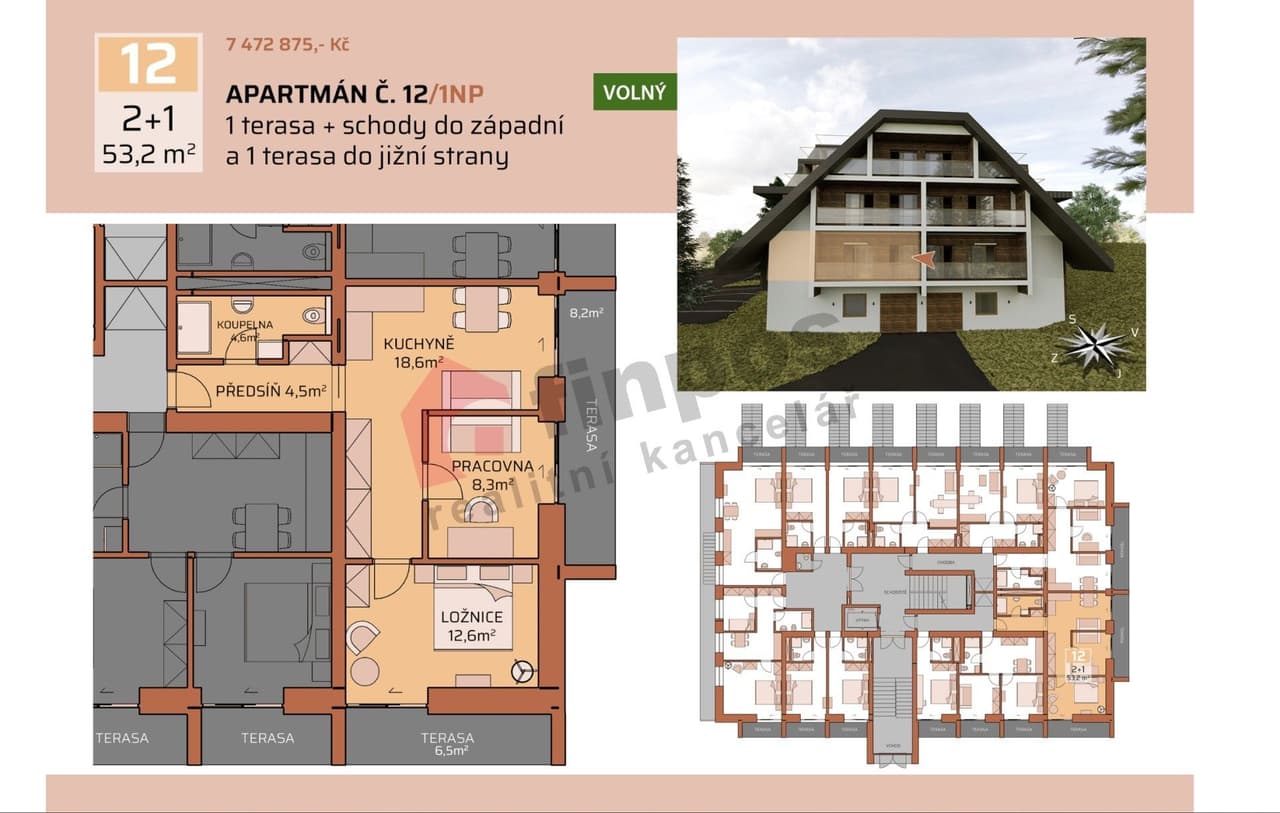 Prodej komerčního prostoru 53 m²