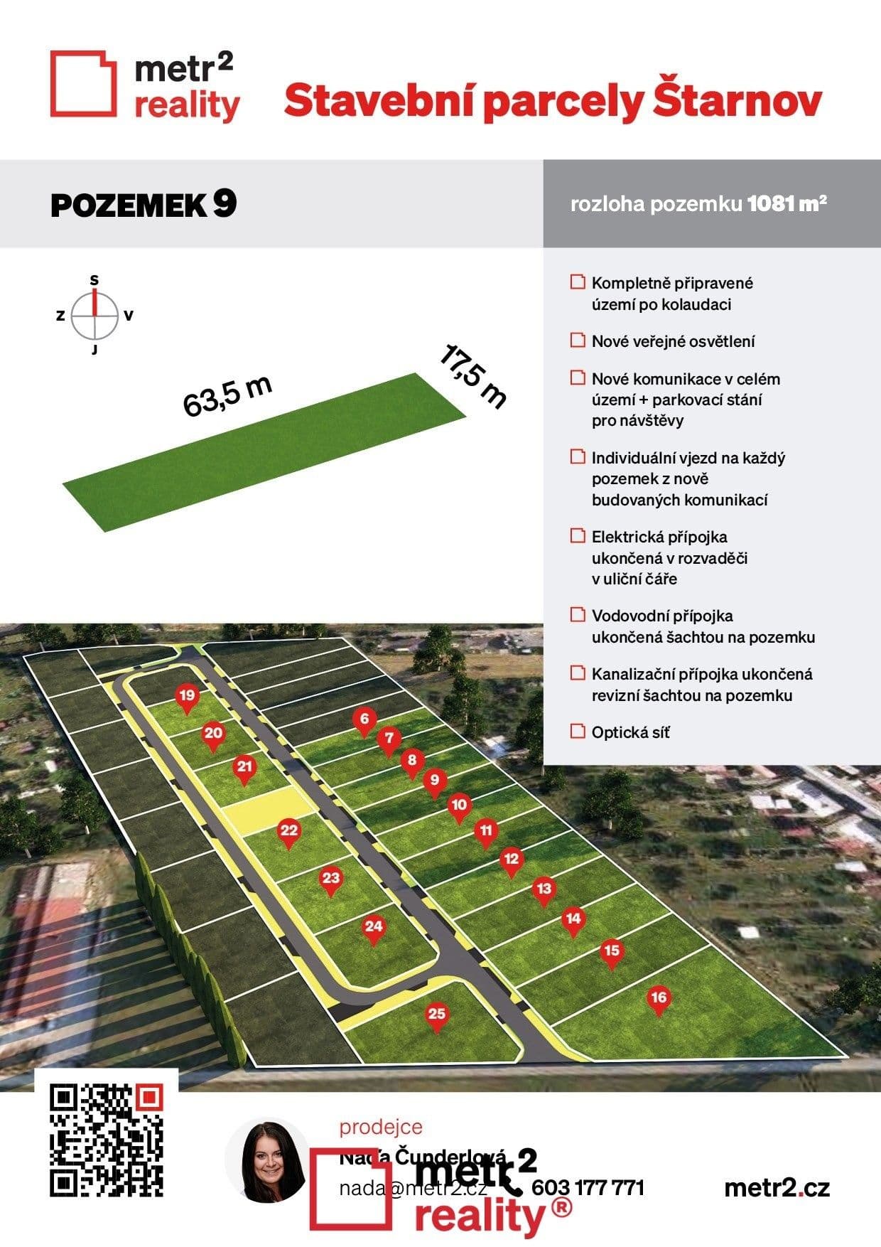 Prodej pozemku 1081 m²