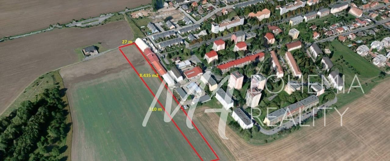 Prodej pozemku 8435 m²