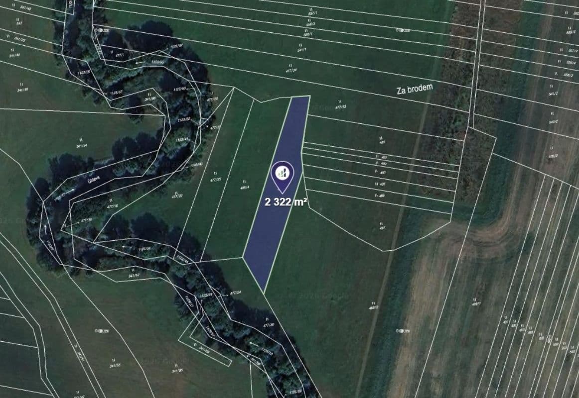 Prodej pozemku 2322 m²
