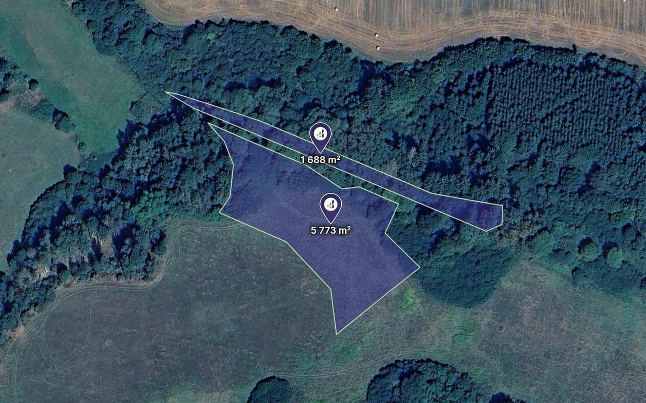 Prodej pozemku 7461 m²