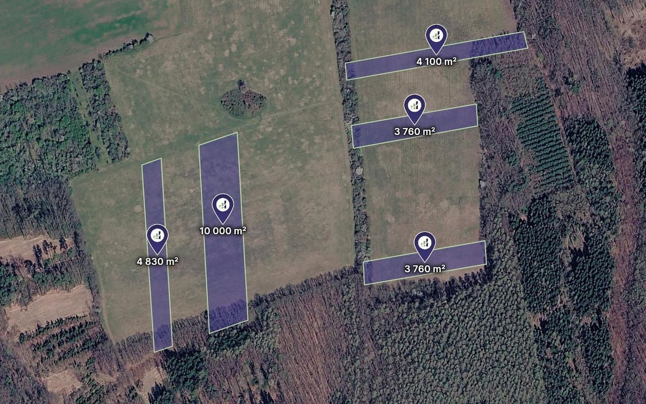 Prodej pozemku 66728 m²