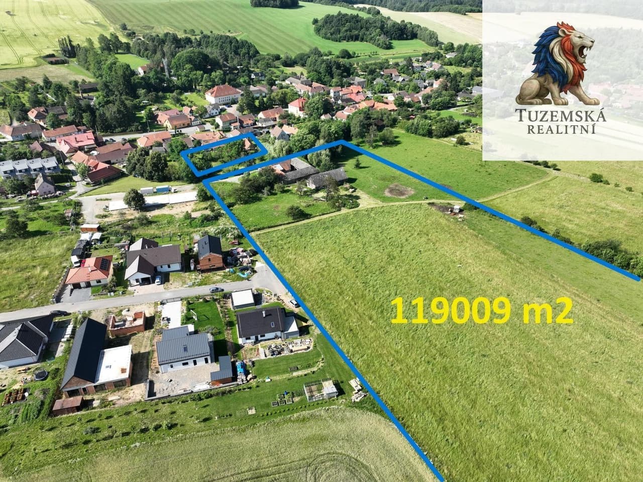 Prodej pozemku 119009 m²