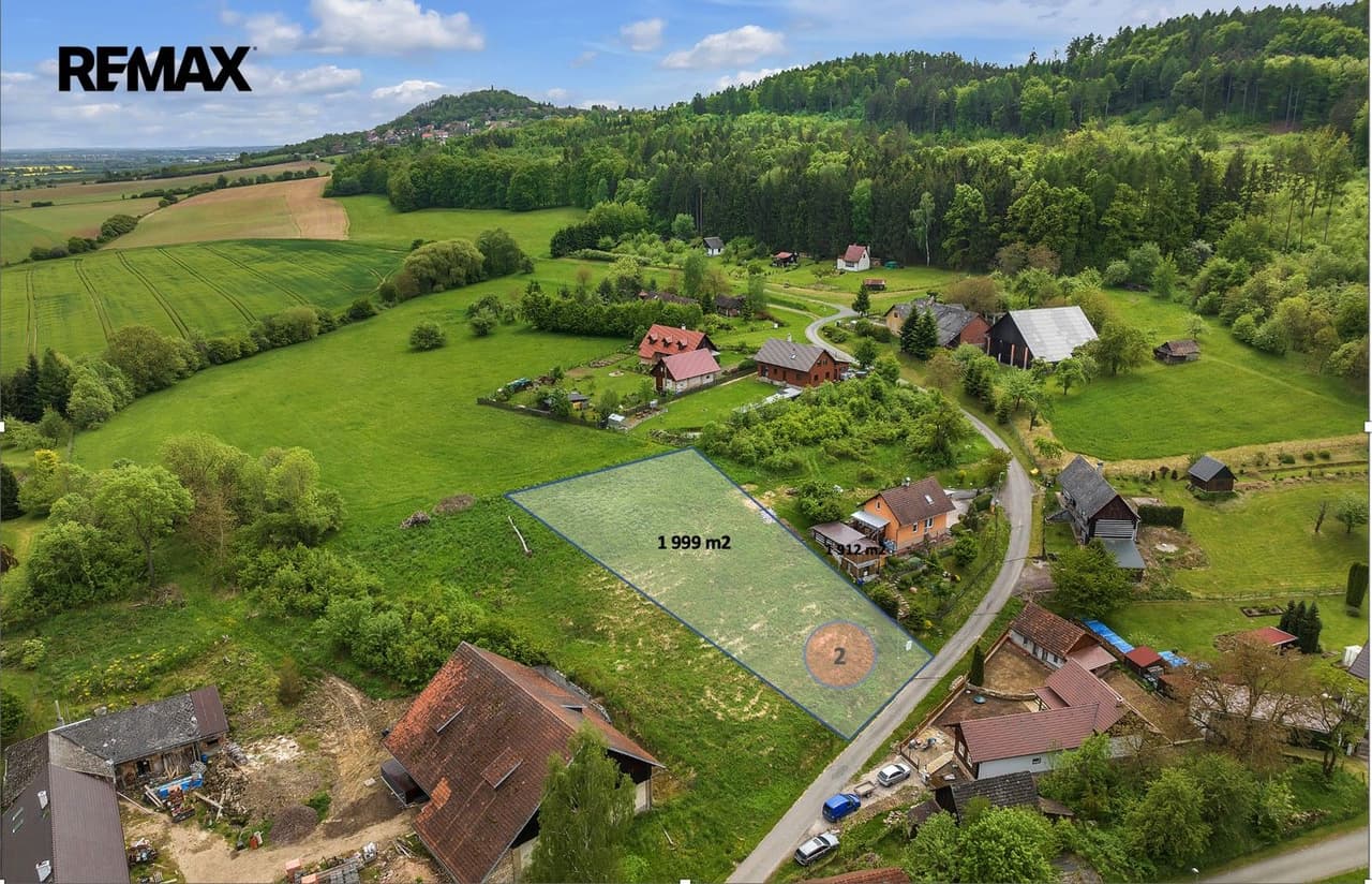 Prodej pozemku 1999 m²