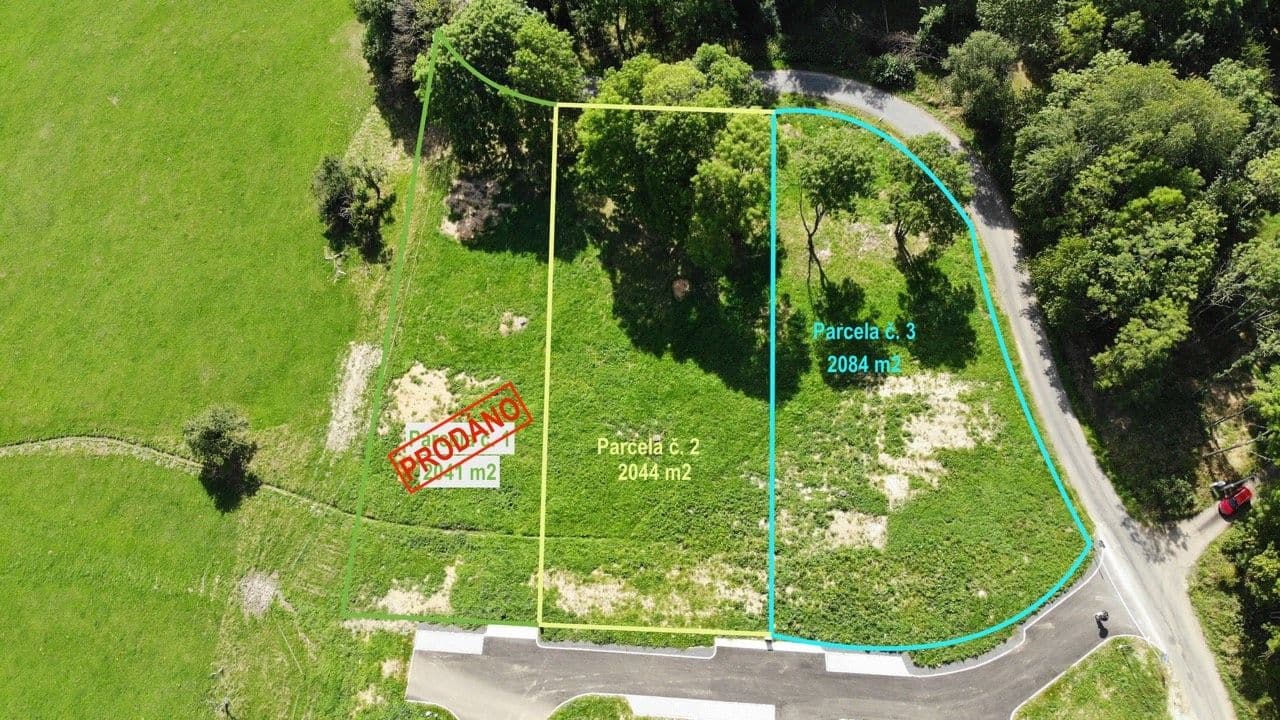 Prodej pozemku 2044 m²