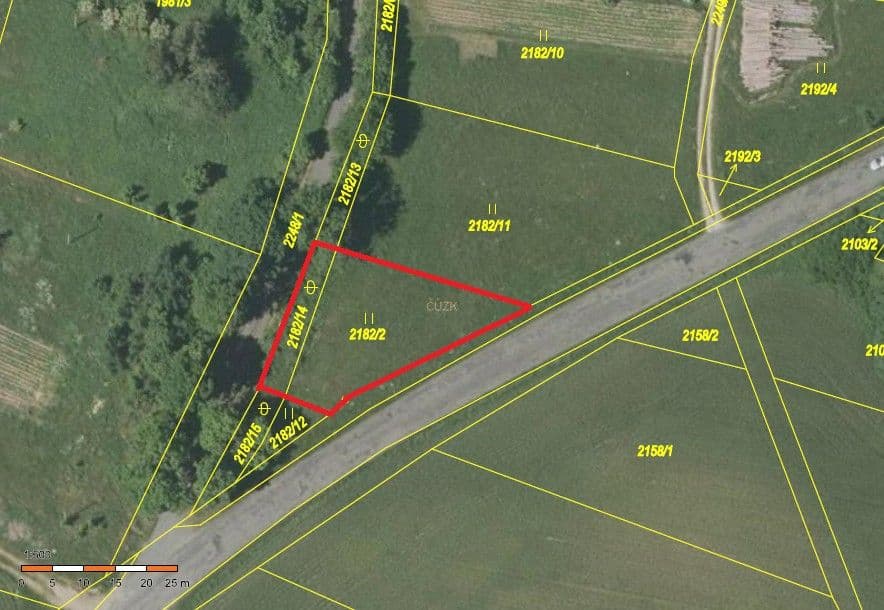 Prodej pozemku 587 m²