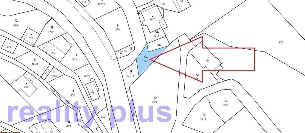 Prodej pozemku 258 m²