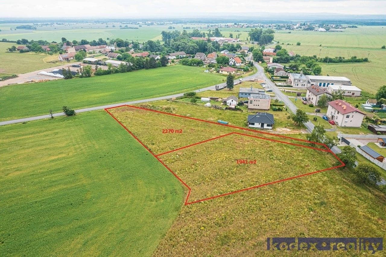 Prodej pozemku 1941 m²