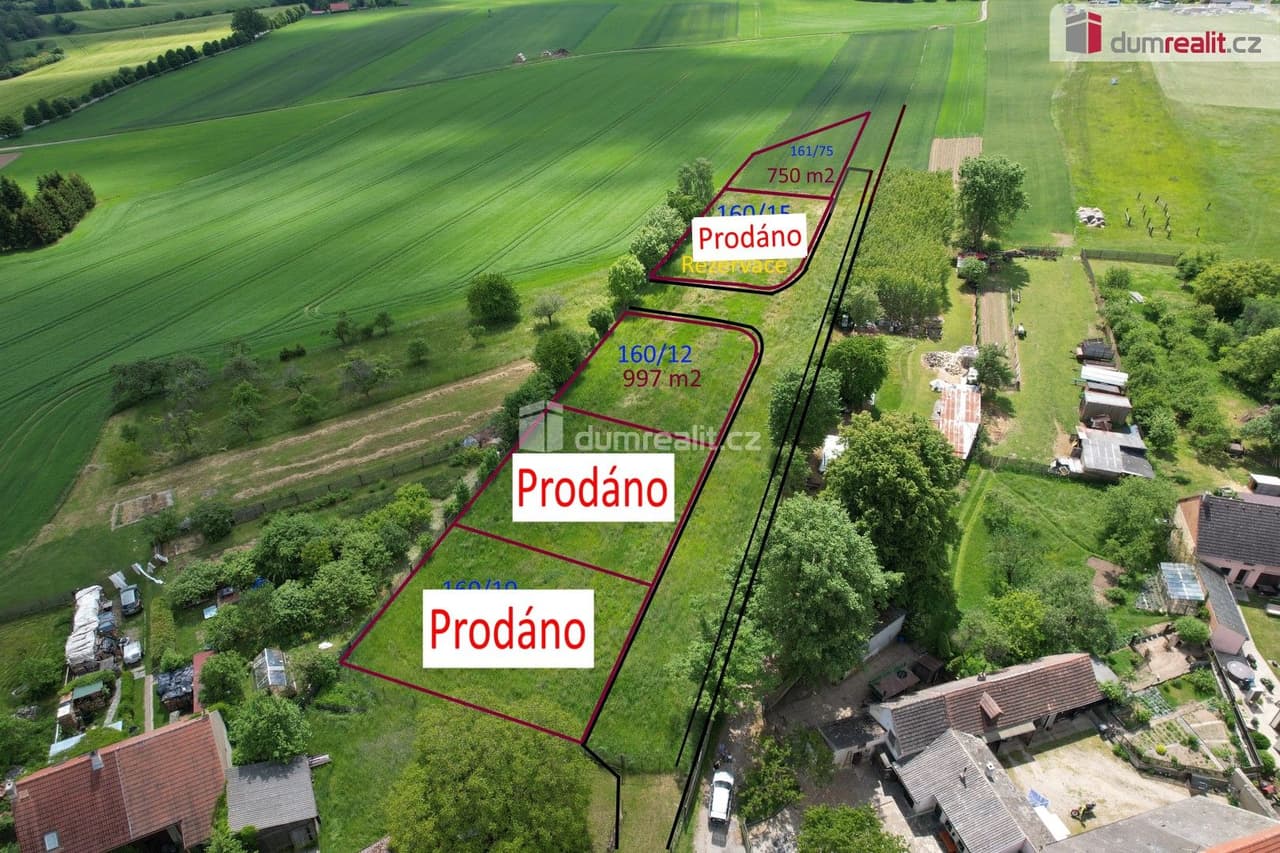 Prodej pozemku 971 m²