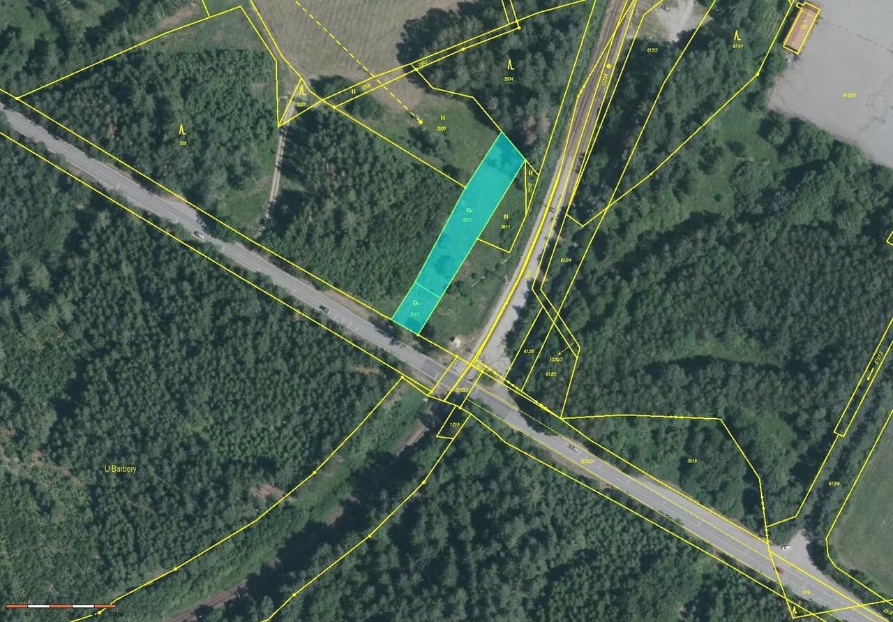 Prodej pozemku 1449 m²