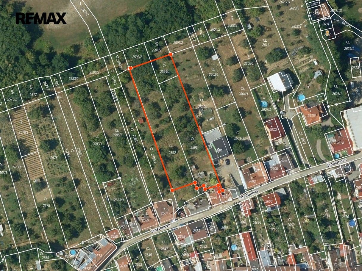 Prodej pozemku 2616 m²
