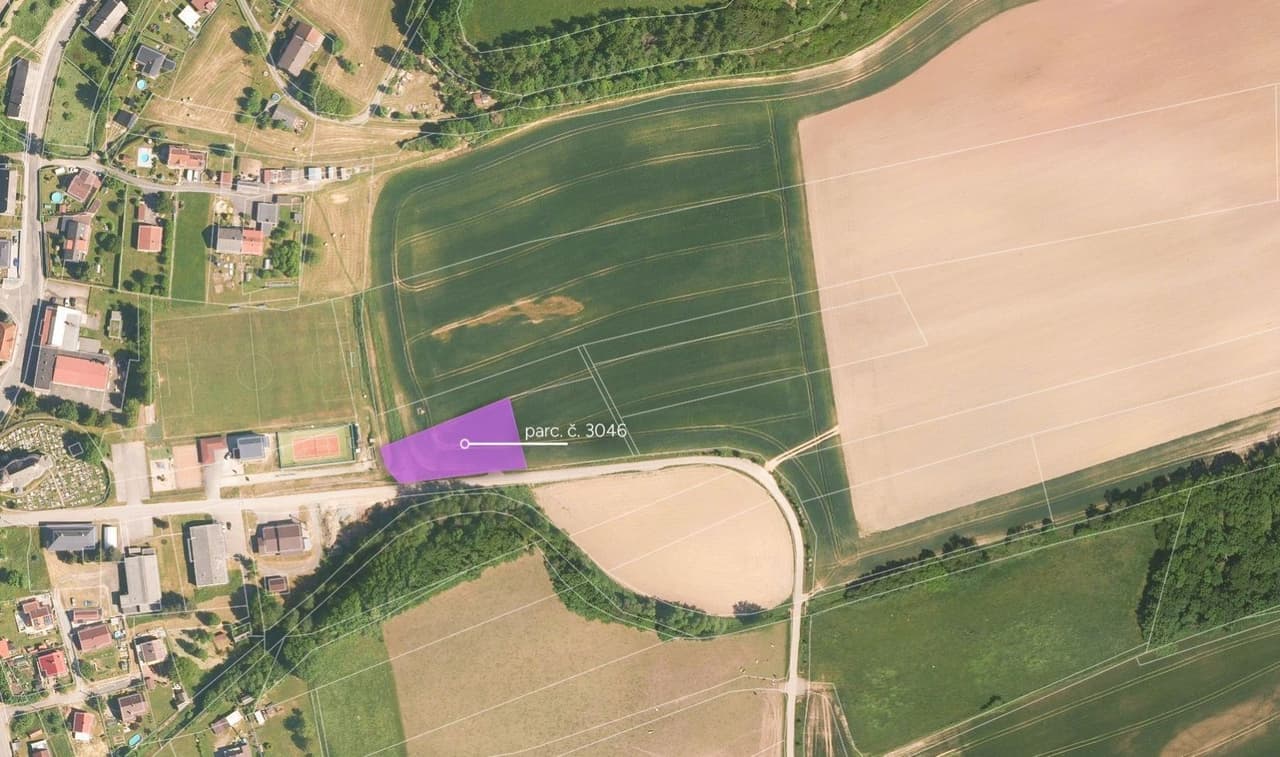Prodej pozemku 1960 m²