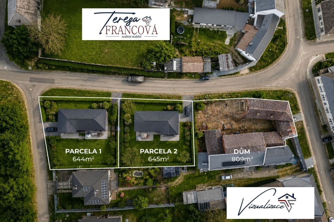 Prodej pozemku 645 m²