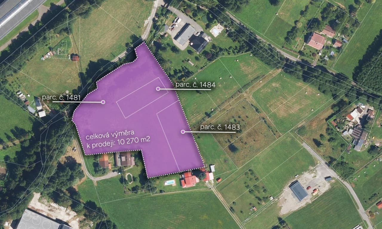Prodej pozemku 10270 m²