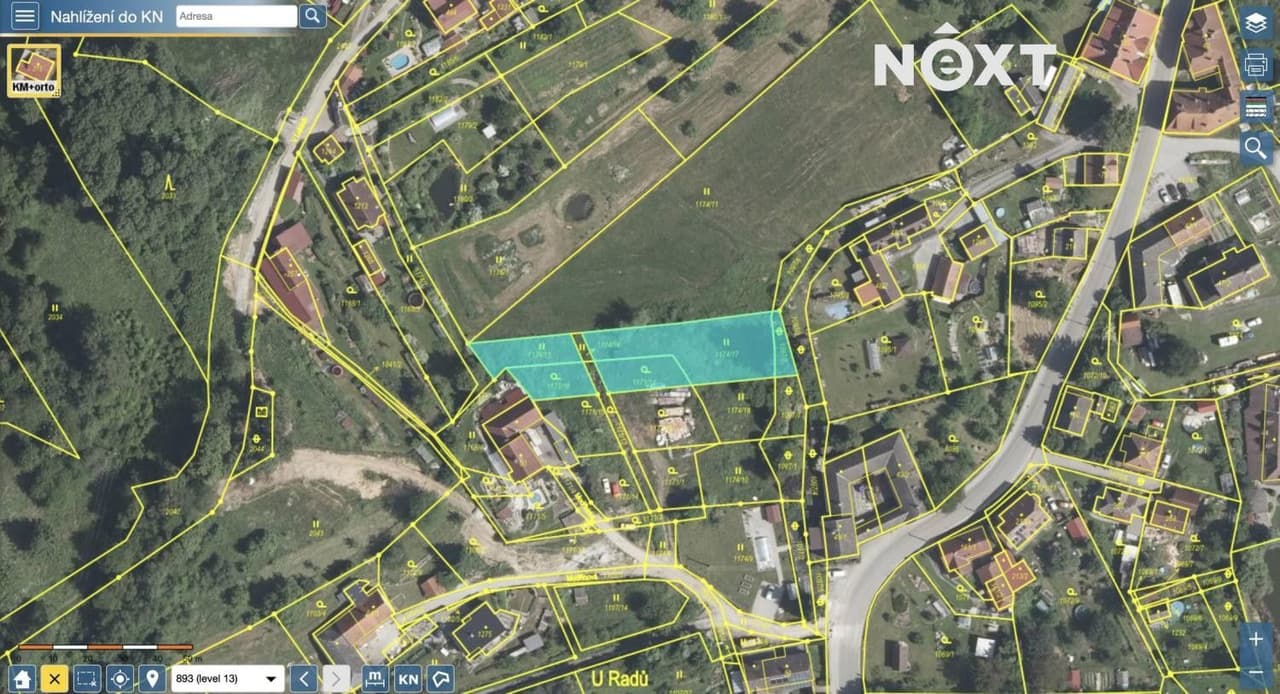 Prodej pozemku 1622 m²
